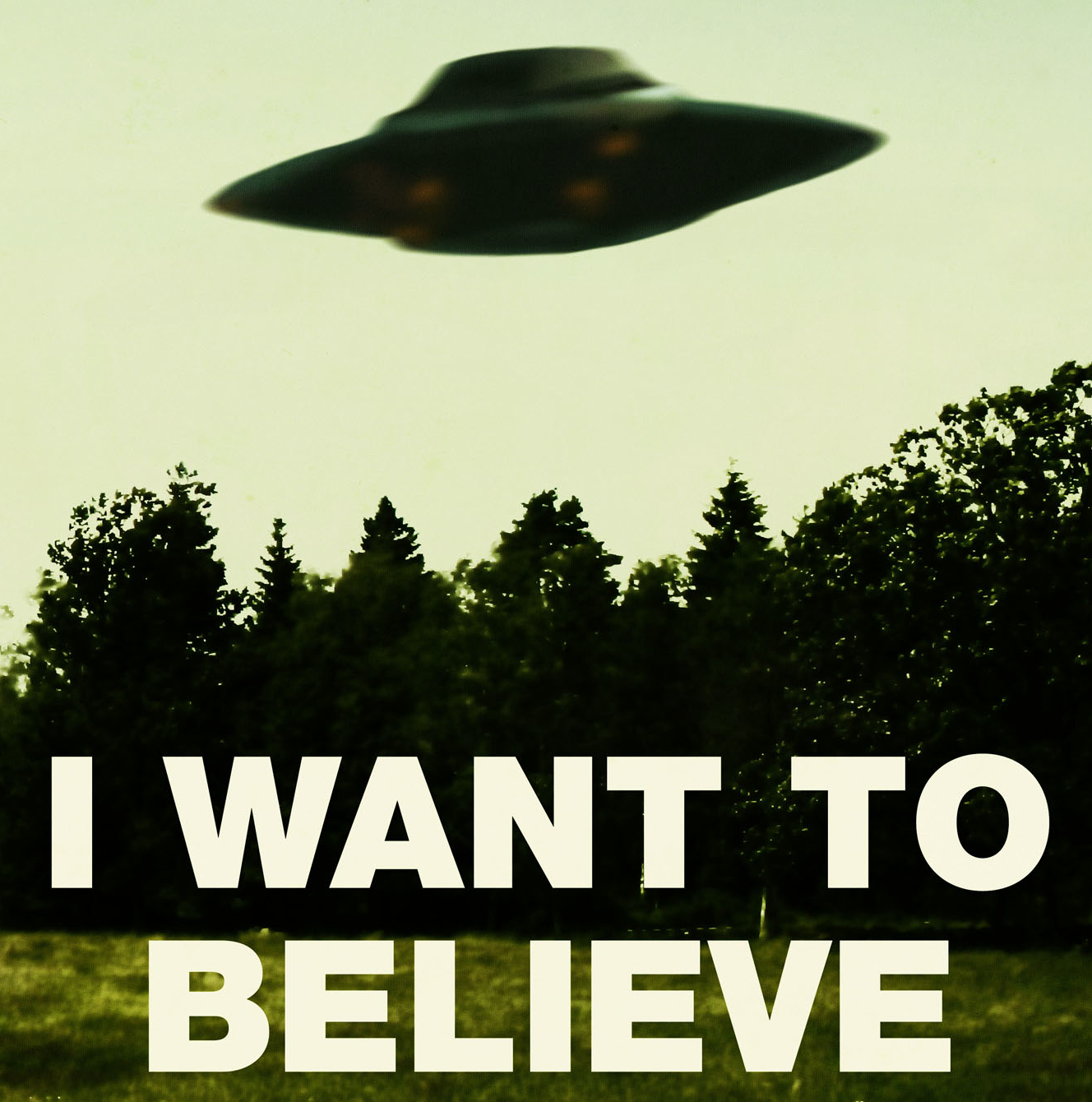 I want to believe